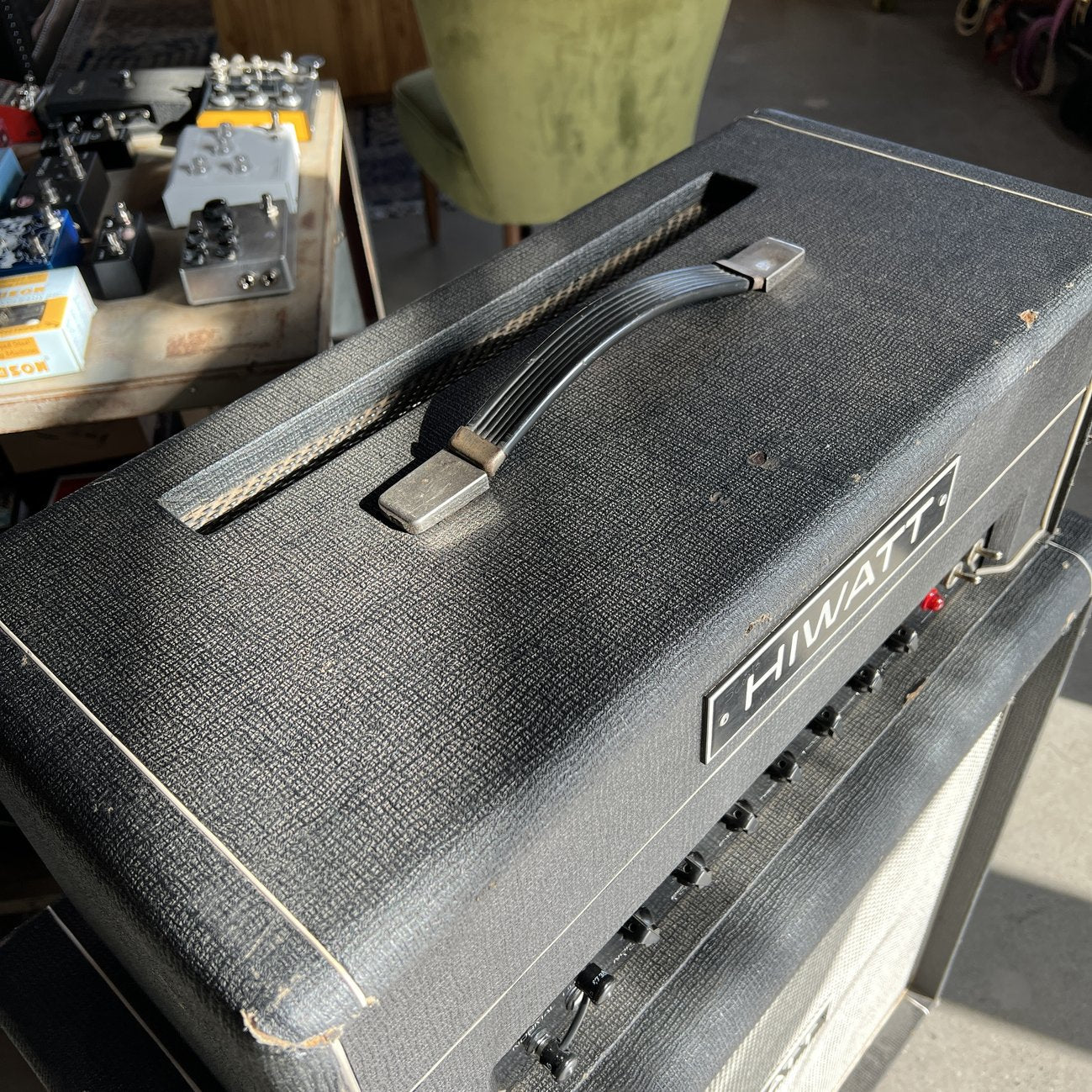 1977 Hiwatt Custom Hiwatt 50 Guitar Amplifier Head, Model DR504