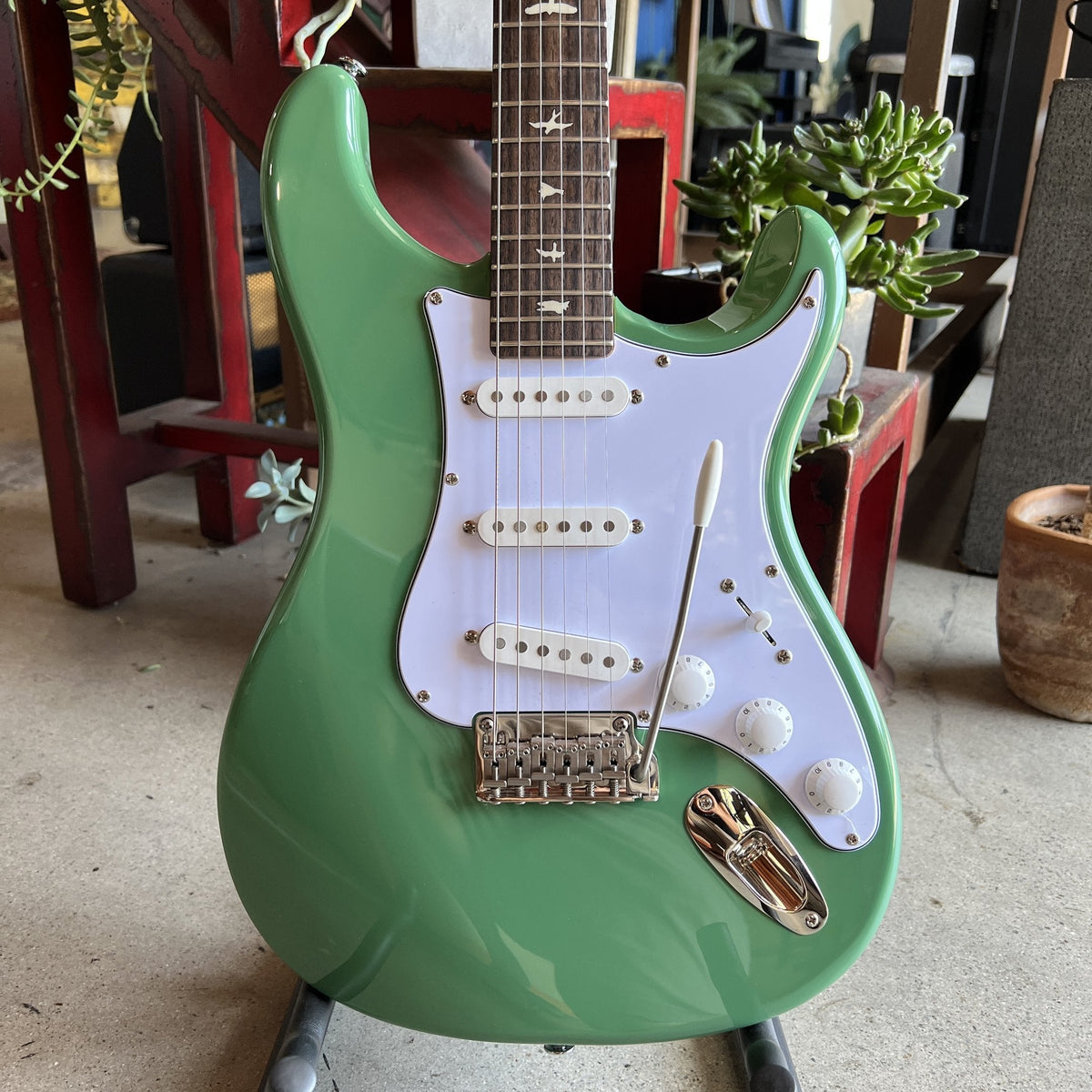 2021 PRS SE Silver Sky - Ever Green