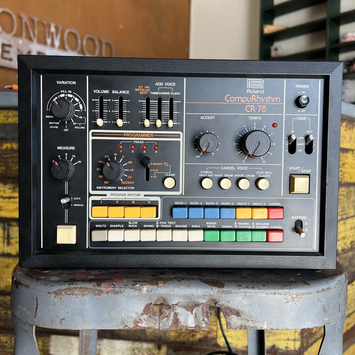 Roland CompuRhythm CR-78 w/ WS-1 Writing Switch