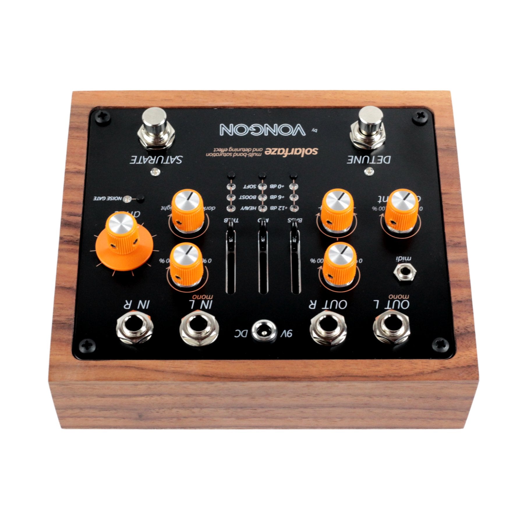 Vongon Solarfaze Stereo Audio Processor | Multi-Band Saturation & Detune Chorus Pedal