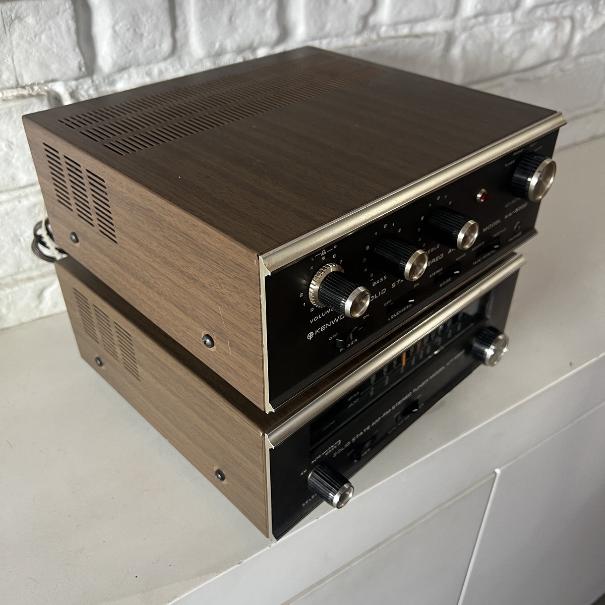 Vintage Kenwood KA-2000 Amplifier & KT-1000 Tuner Set | Fully Functional Solid-State Hi-Fi