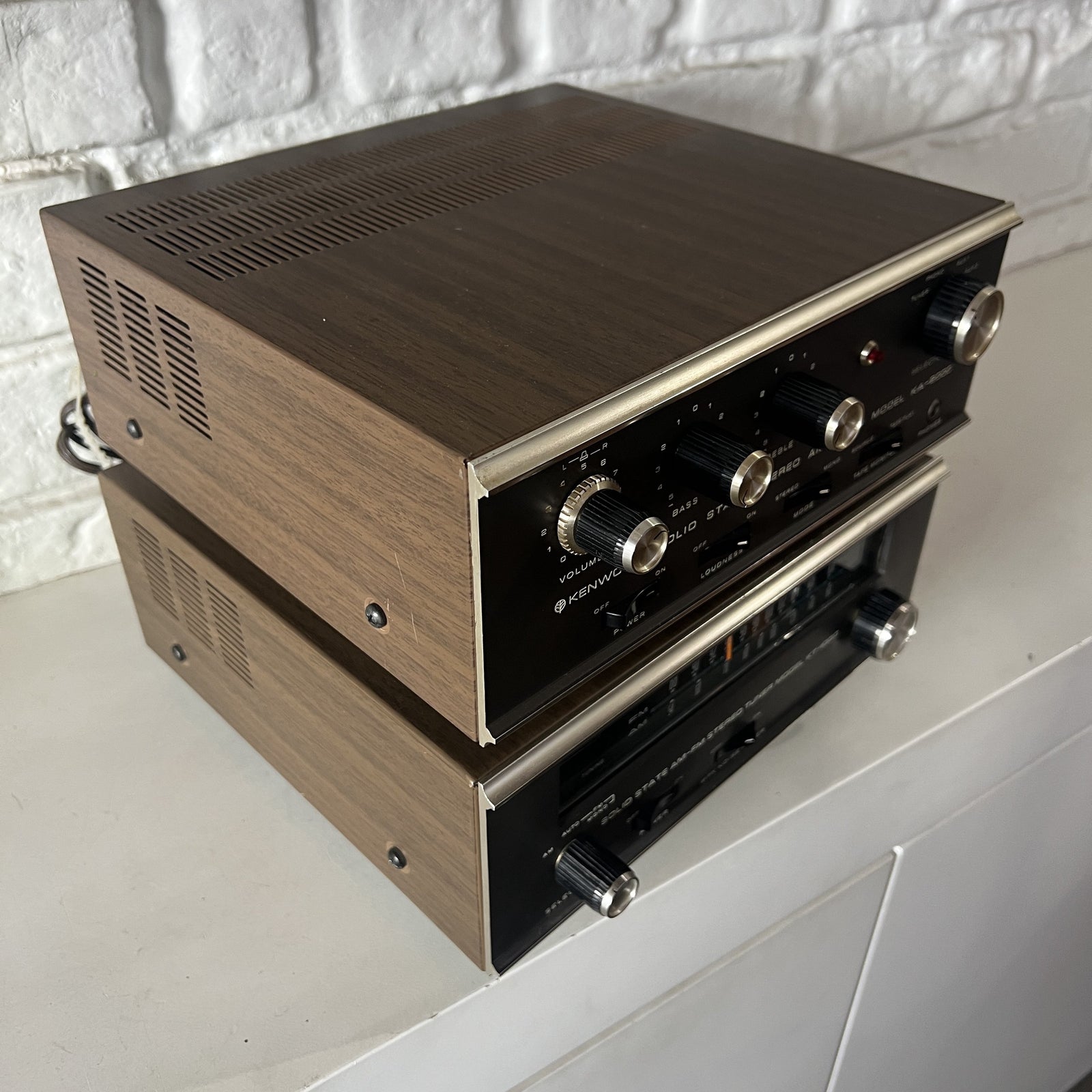 Vintage Kenwood KA-2000 Amplifier & KT-1000 Tuner Set | Fully Functional Solid-State Hi-Fi
