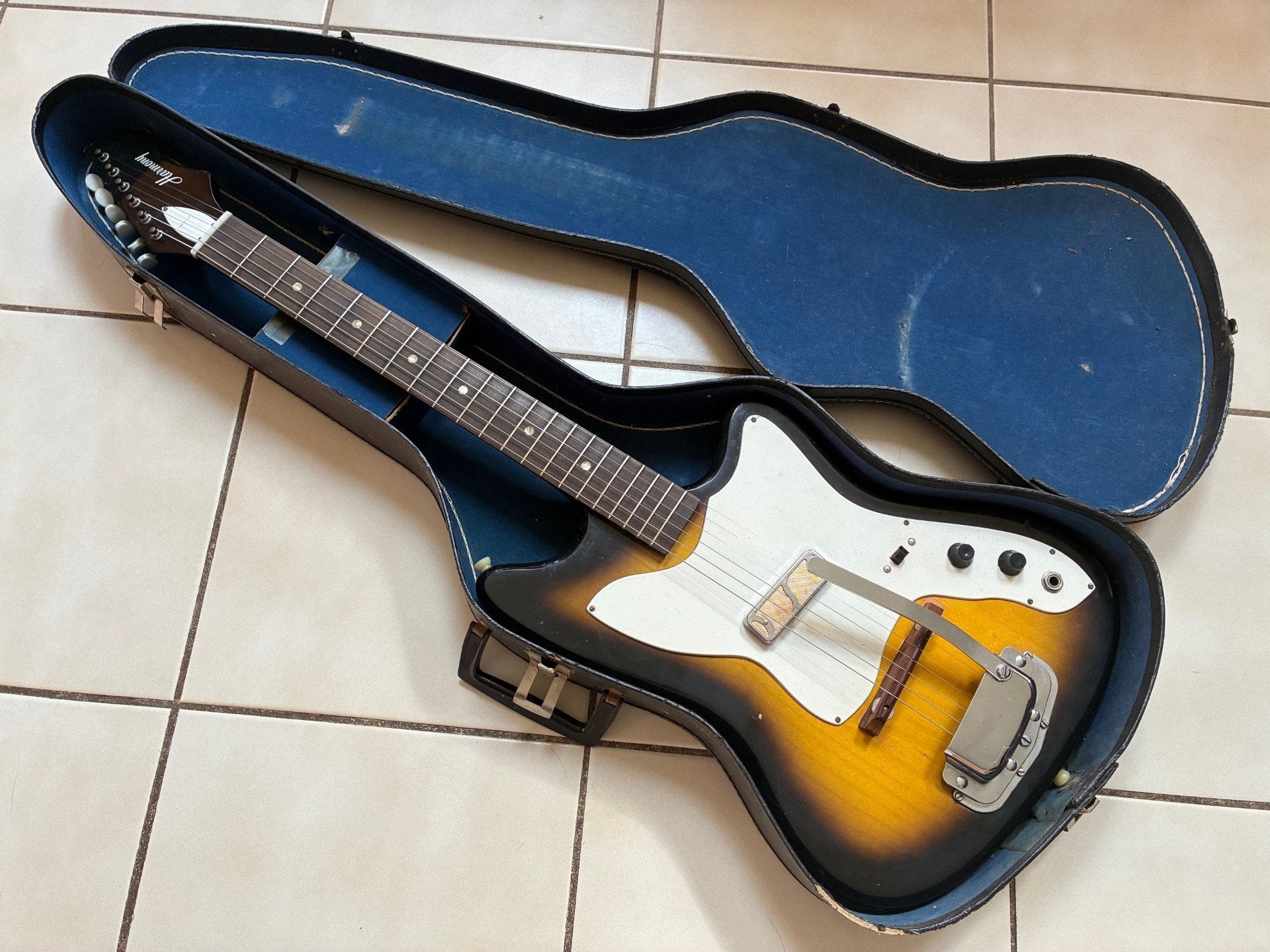 Vintage 1960's Harmony Bobkat Dearmond Gold Foil Pickup