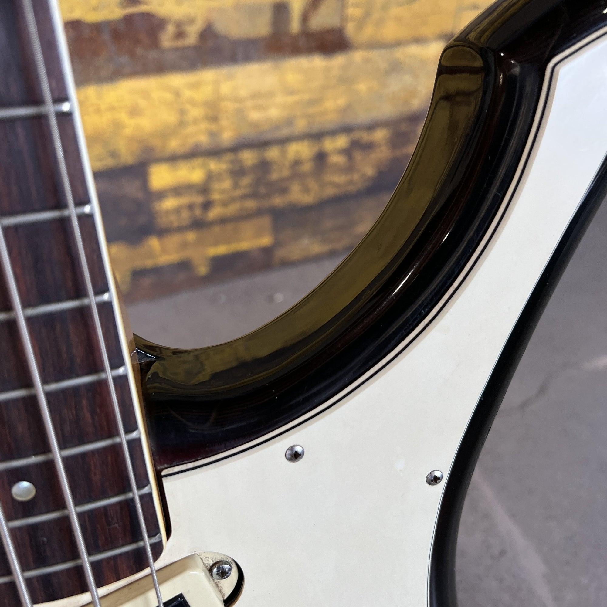1967 Yamaha SB-5A Bass Guitar, Sunburst Finish