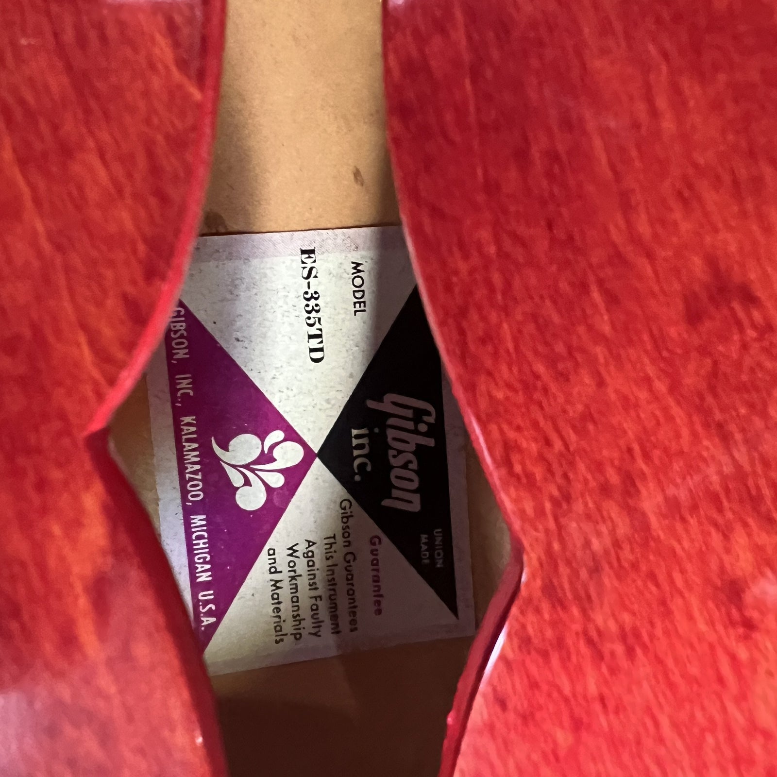 1972 Gibson ES-335TD - Cherry Red