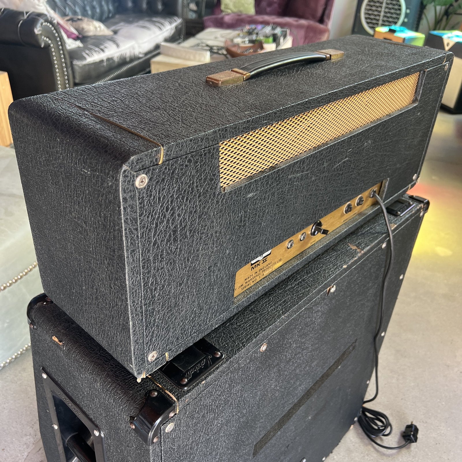 Vintage 1976 Marshall JMP 1987 MK II 50-Watt Lead Guitar Amplifier Head | Cottonwood Music Emporium