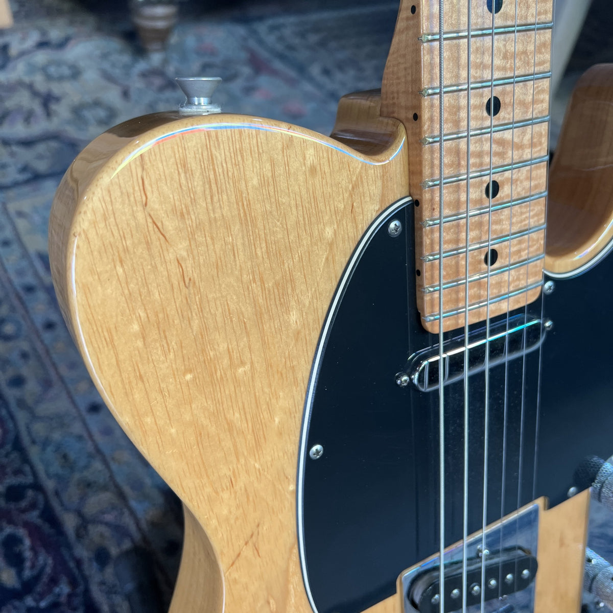 2006 Fender Custom Shop American Custom Telecaster – Natural with Figured Flame Maple Neck (7lbs 3.3oz)