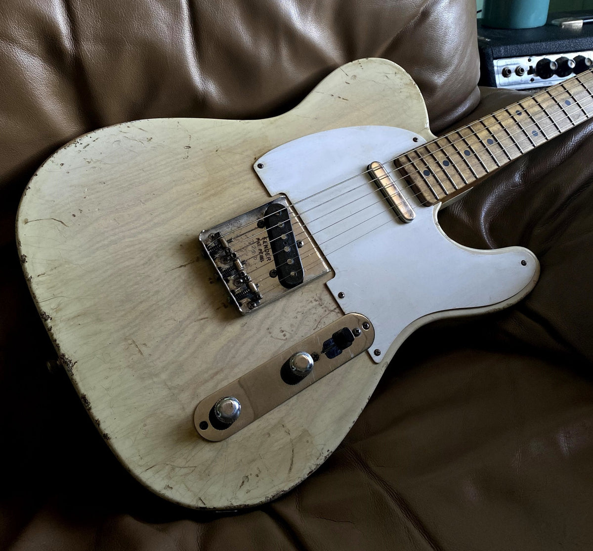 Revelator Guitars - '57 RetroSonic T-Style - White Guard - White Blonde