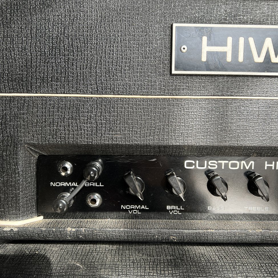1977 Hiwatt Custom Hiwatt 50 Guitar Amplifier Head, Model DR504
