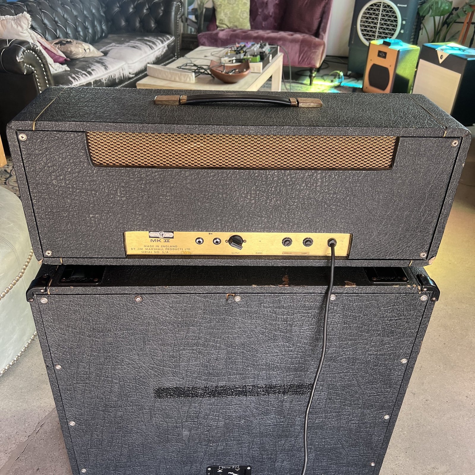 Vintage 1976 Marshall JMP 1987 MK II 50-Watt Lead Guitar Amplifier Head | Cottonwood Music Emporium