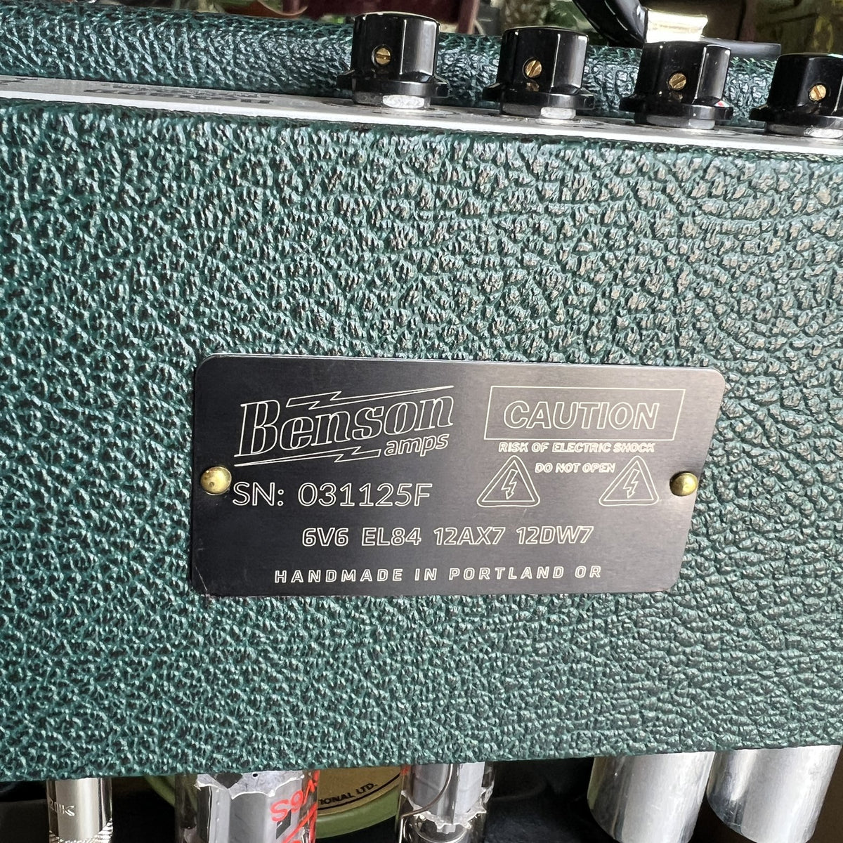 Benson Amps Vinny Reverb Combo - Green / Check
