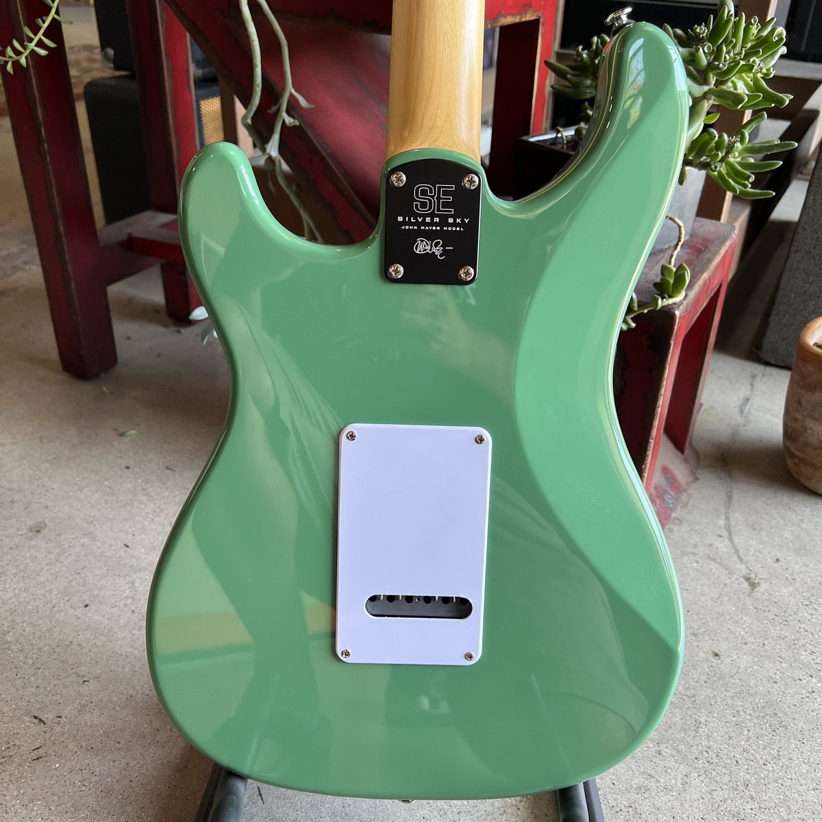 2021 PRS SE Silver Sky - Ever Green