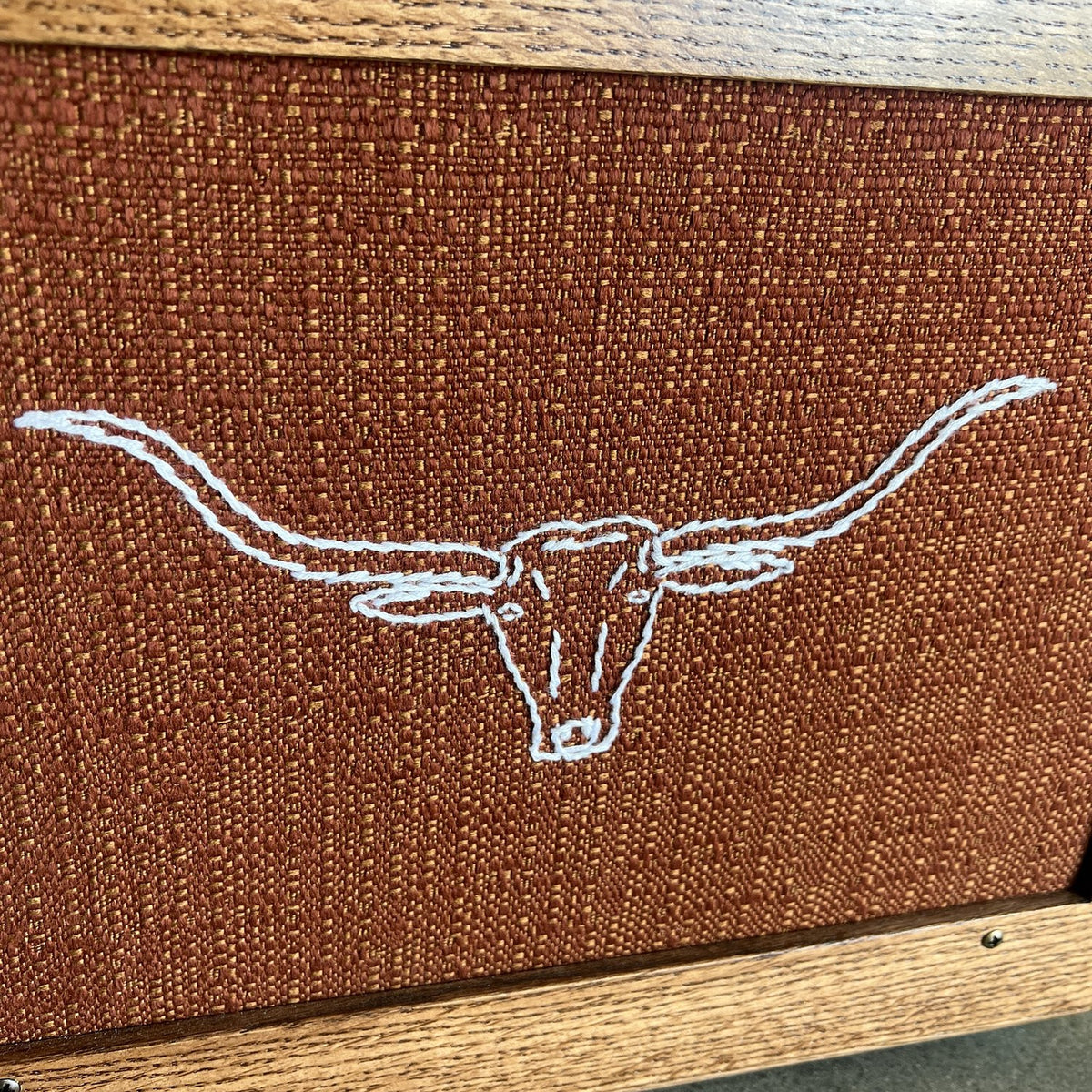 Westbound Amp & Embroidery Custom Red Oak 8" Cabinet for Champ