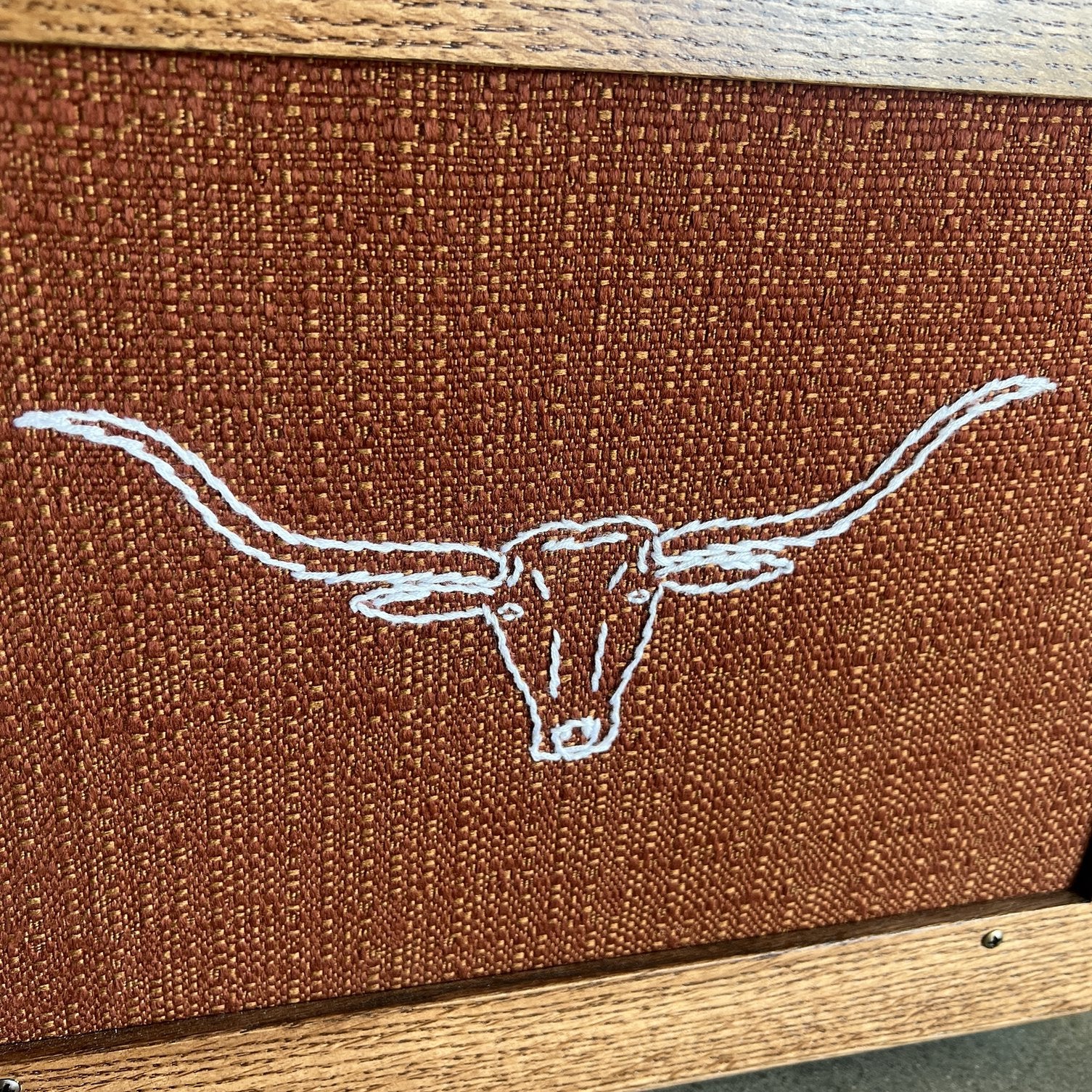 Westbound Amp & Embroidery Custom Red Oak 8" Cabinet for Champ