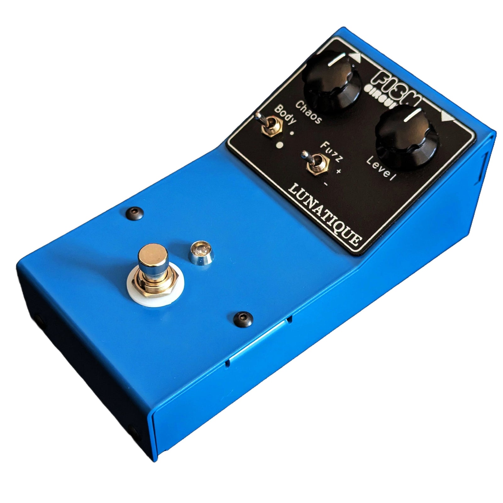 blues fuzz pedal Fish Circuits Lunatique Fuzz
