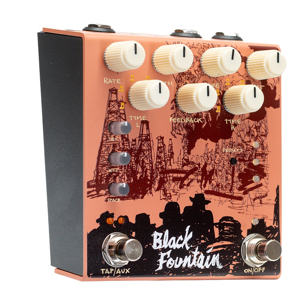 Old Blood Noise Endeavors Black Fountain Stereo - Terracotta