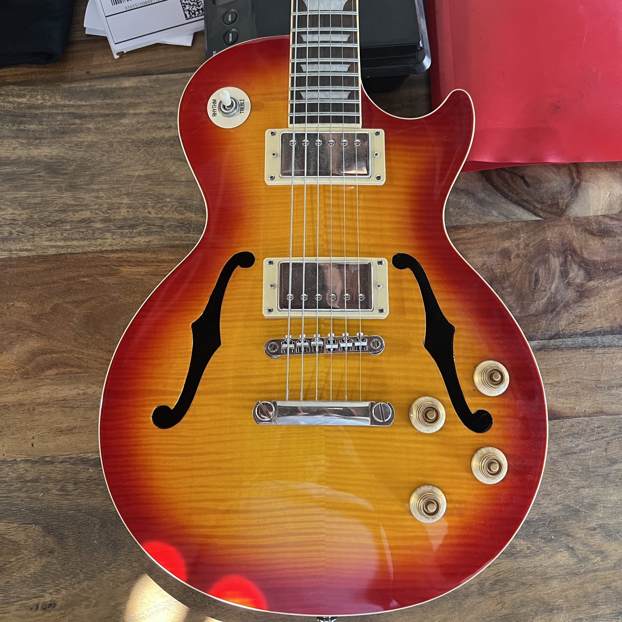 2016 Epiphone Les Paul Florentine PRO Faded Cherry Burst