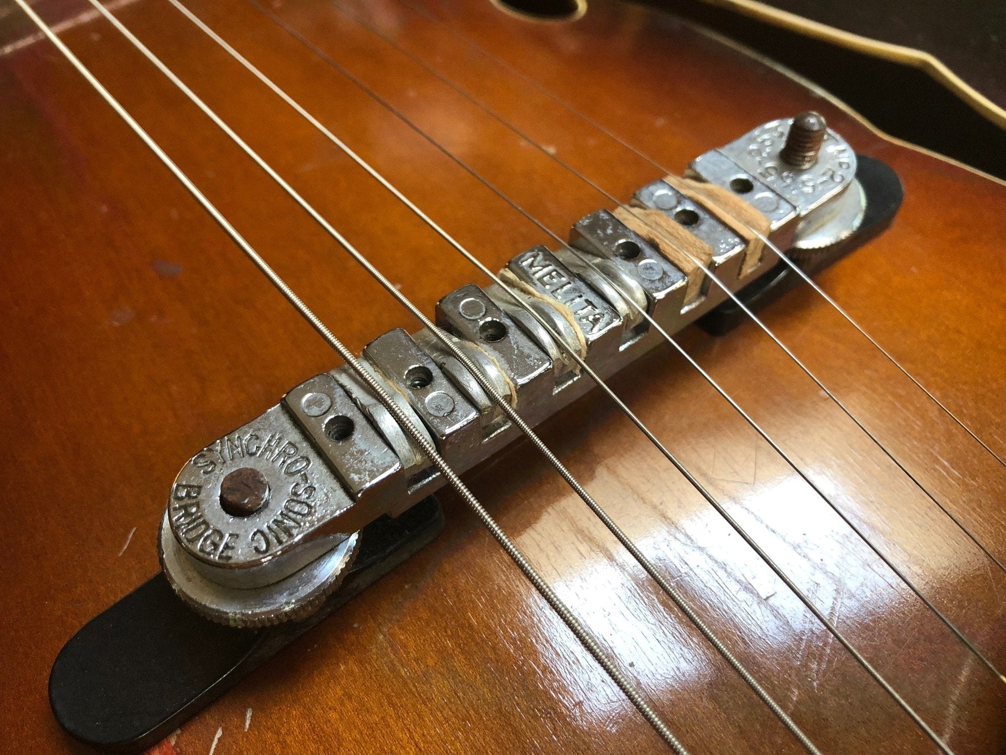 1955 Vintage Gretsch Streamliner Archtop Guitar Tweed Case