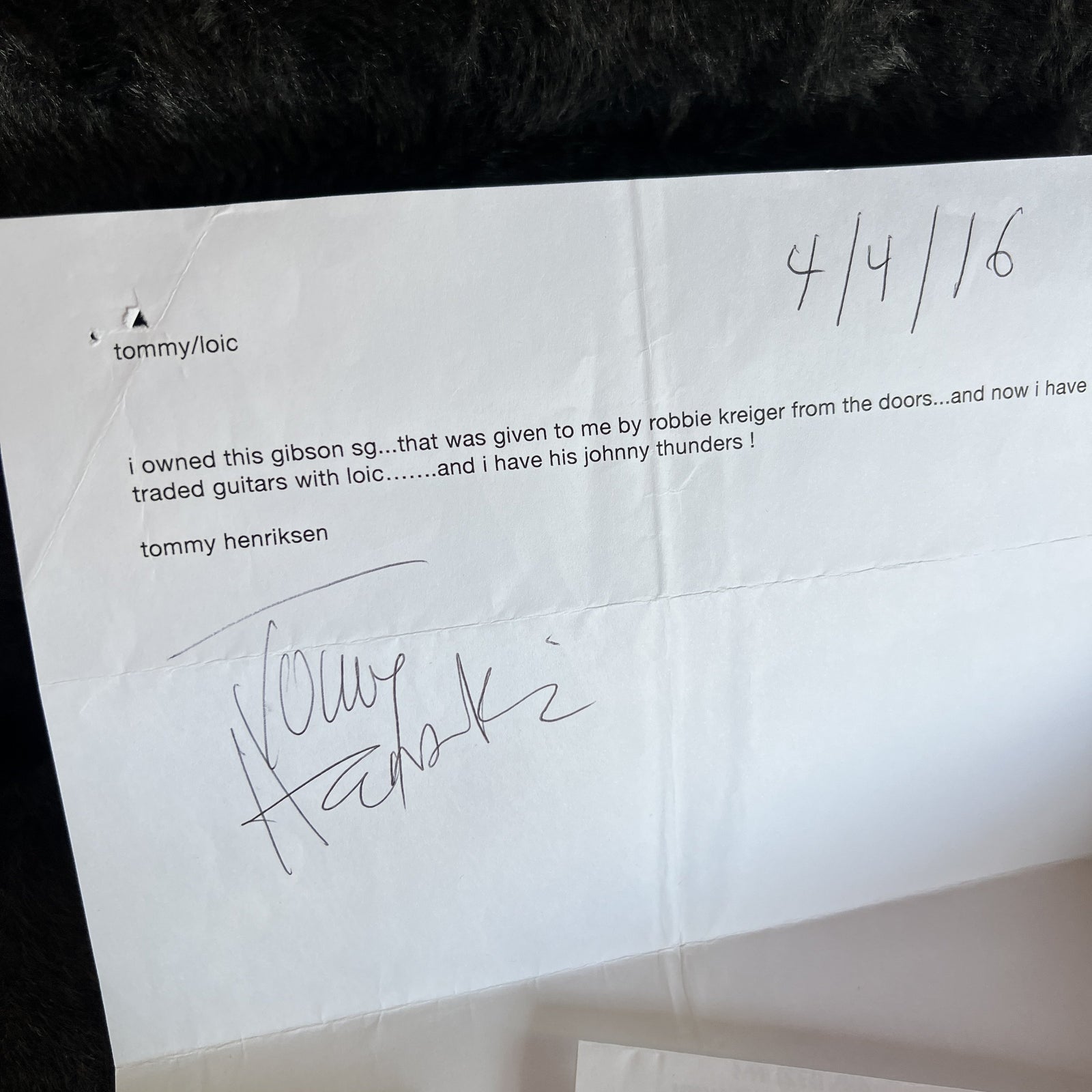 Robby Kreiger Owned Gibson 50th Anniversary SG Robby Krieger Signature (2012) – The Doors, Maestro Vibrola