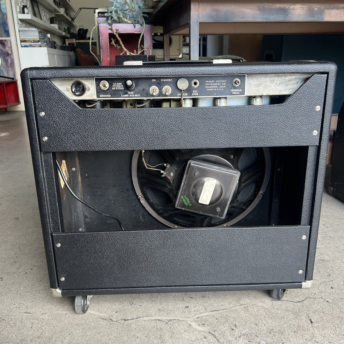 1963 Vintage Blackface Fender Pro-Amp, 40w 1x15