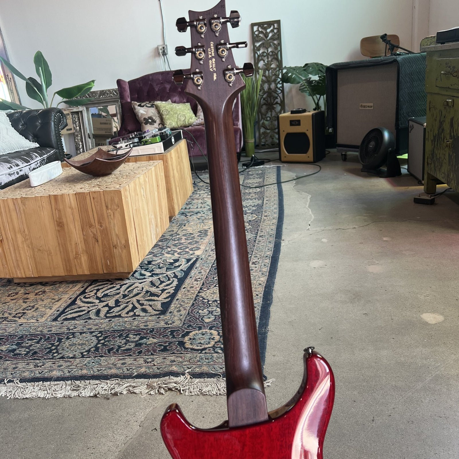 PRS Special Wood Library Brazilian Neck 10 Top - 2019 - Blood Orange