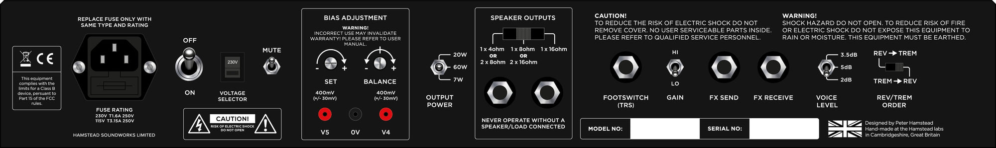 Hamstead Soundworks Artist 60 Head - Black