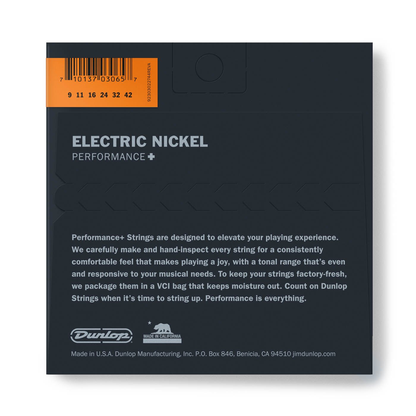 Dunlop Performance+ Nickel Wound Electric Guitar Strings - 09/42