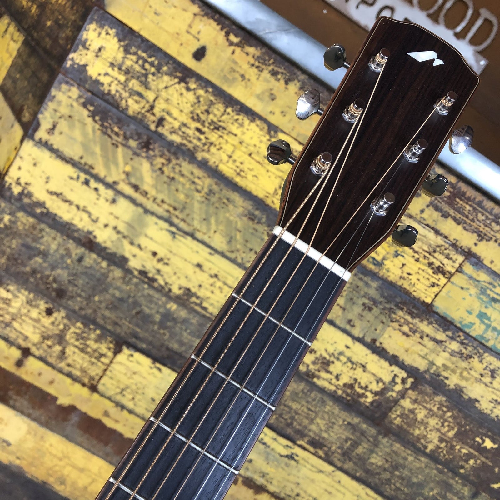 Morris FLB-80 Acoustic Electric Guitar - Turquoise Blue