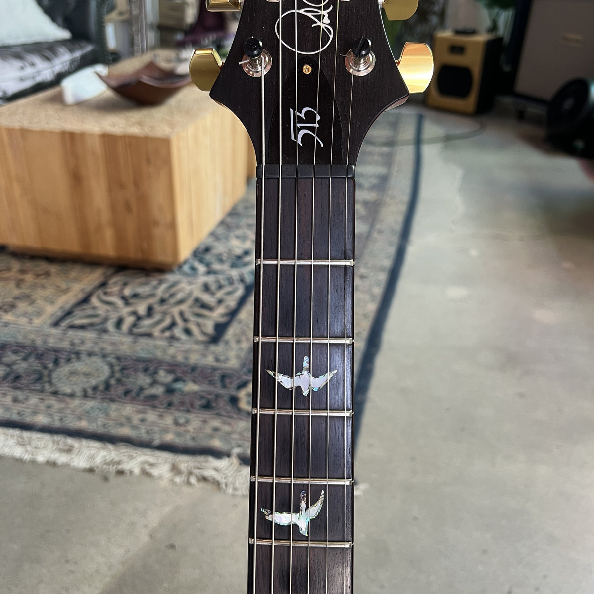 PRS 513 Wood Library 10 Top - 2019 - Blood Orange