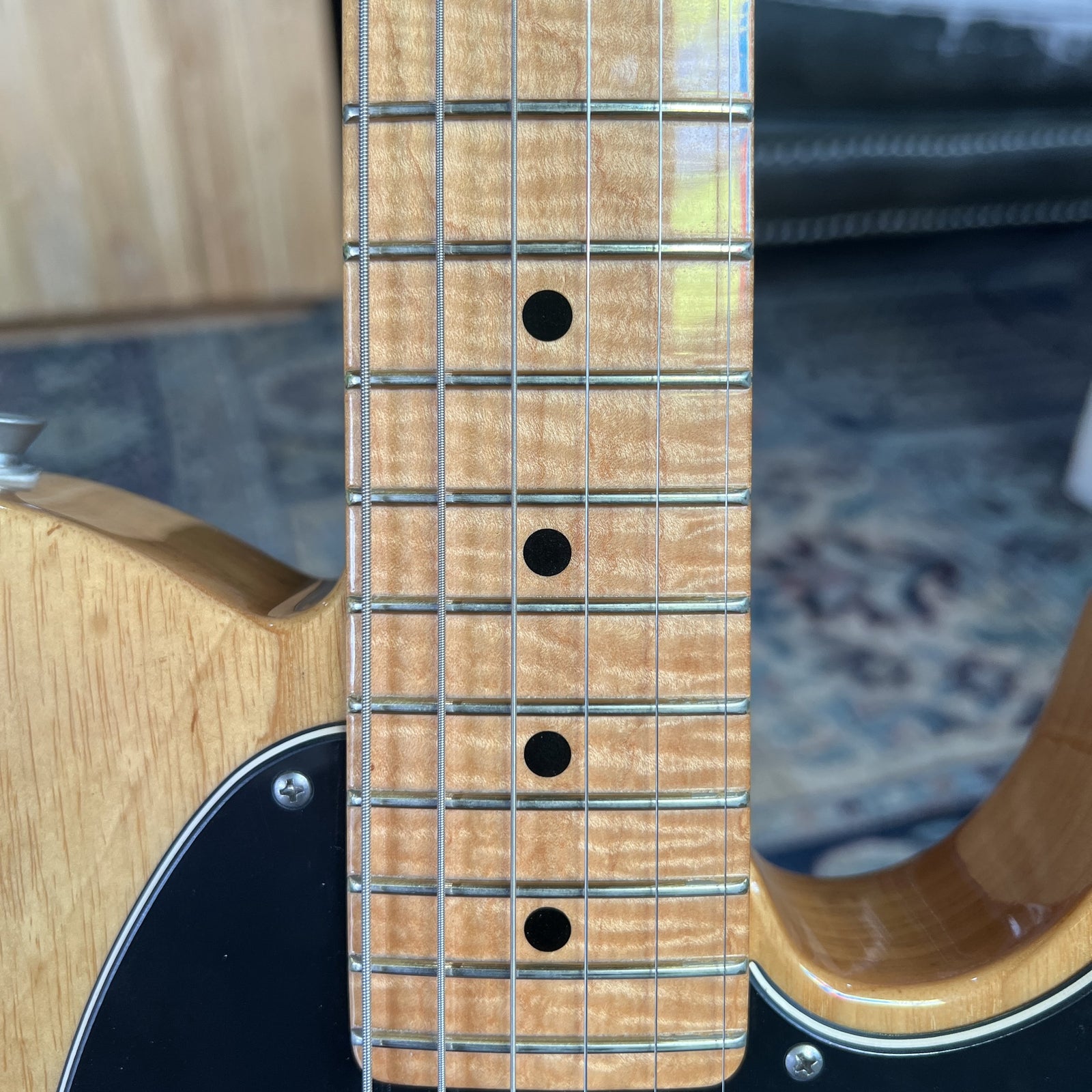2006 Fender Custom Shop American Custom Telecaster – Natural with Figured Flame Maple Neck (7lbs 3.3oz)