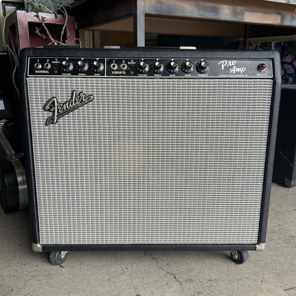 1963 Vintage Blackface Fender Pro-Amp, 40w 1x15
