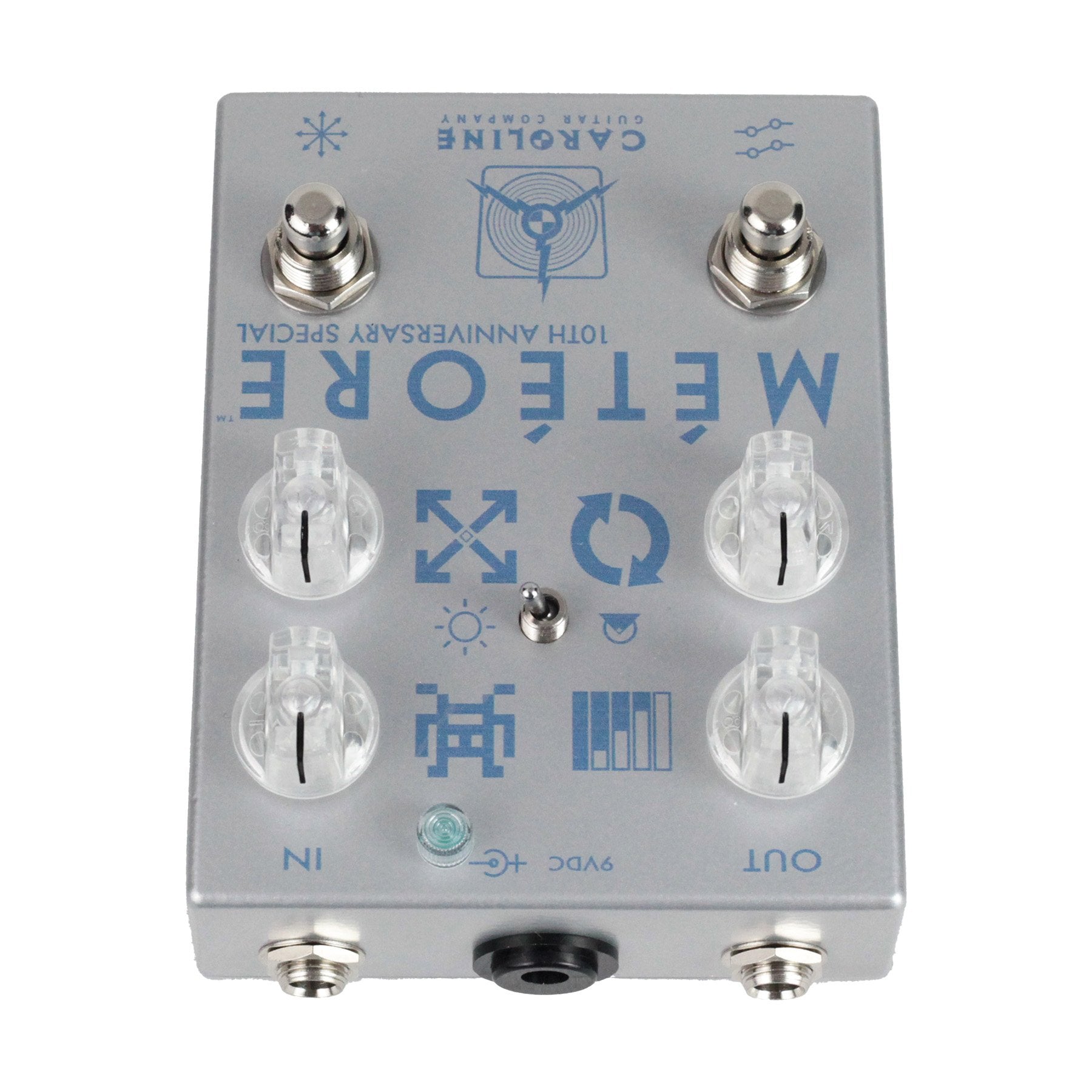 meteore pedal Météore 10th Anniversary Reverb Pedal