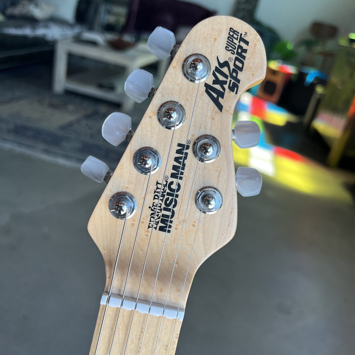 2020 Music Man Axis Super Sport HH Hardtail - Natural Quilt