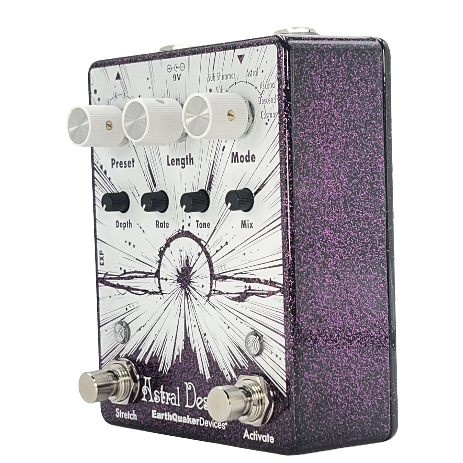 EarthQuaker Devices Astral Destiny - Purple Sparkle - Cottonwood Music Exclusive Color
