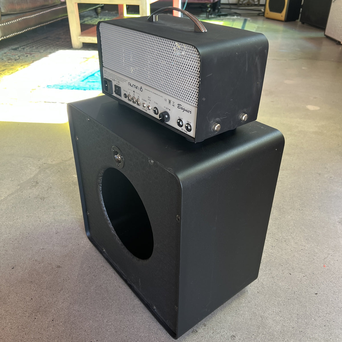 Bogner Atma 18/5/1-Watt 3-Channel Tube Head w/ 112AT Open Back Cabinet