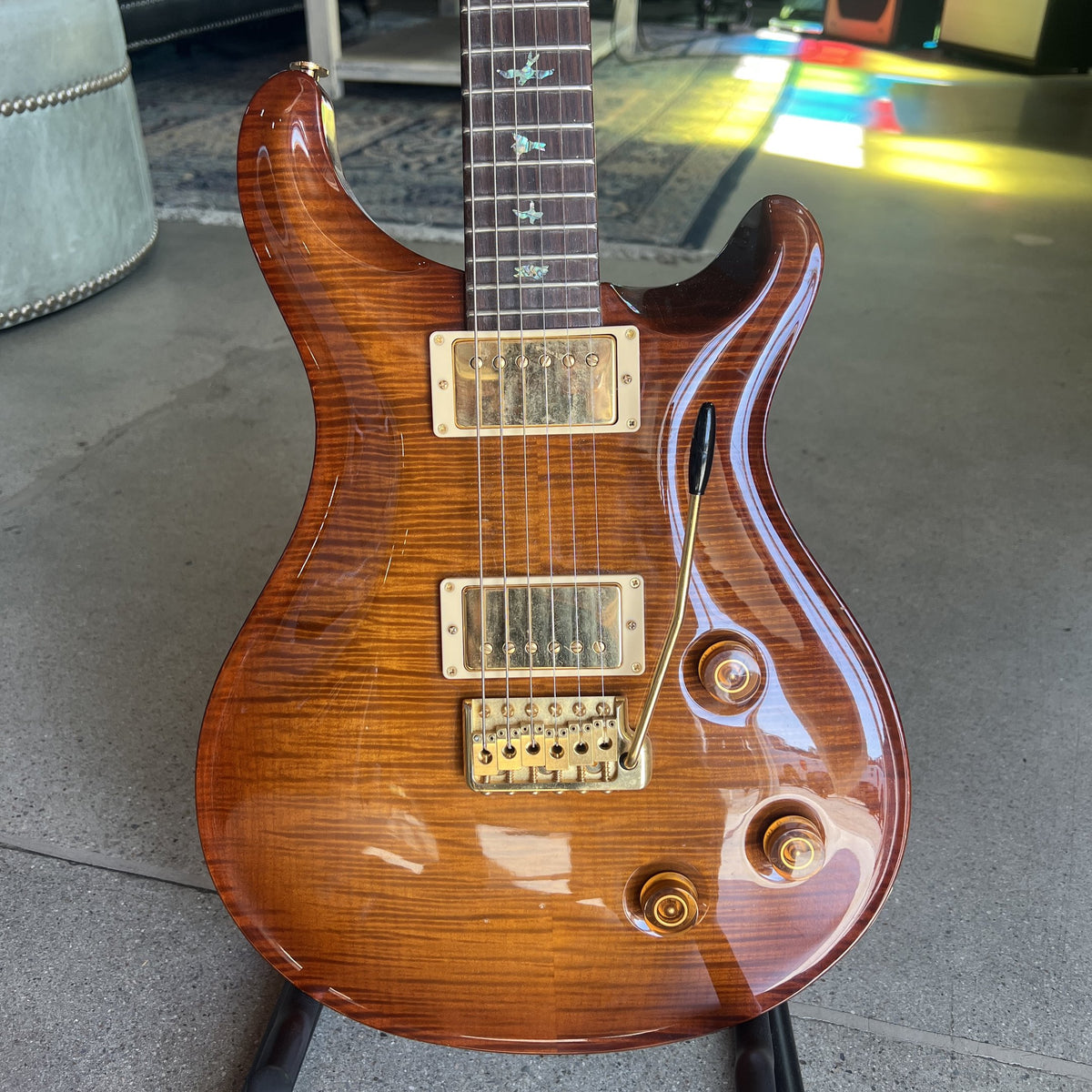 2006 PRS Custom 22 Artist Package - Figured Flame Maple Top - Bird Inlays & Gold Hardware