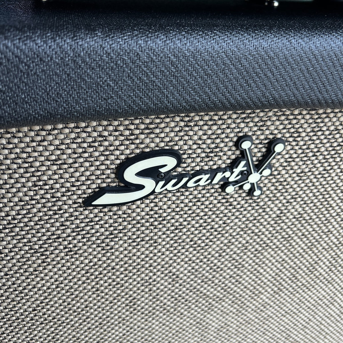 Swart Stereo Master 20 Head & Matching 2x12 Stereo Cabinet – Black Tweed (2019)