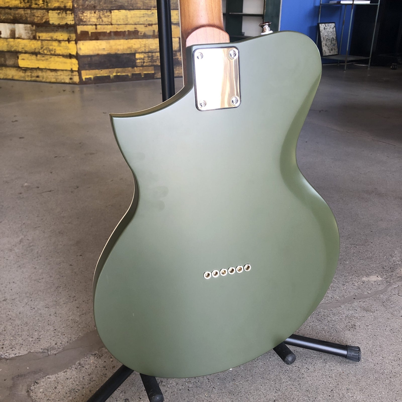 Kauer Guitars Korona - Satin Olive Green - #104