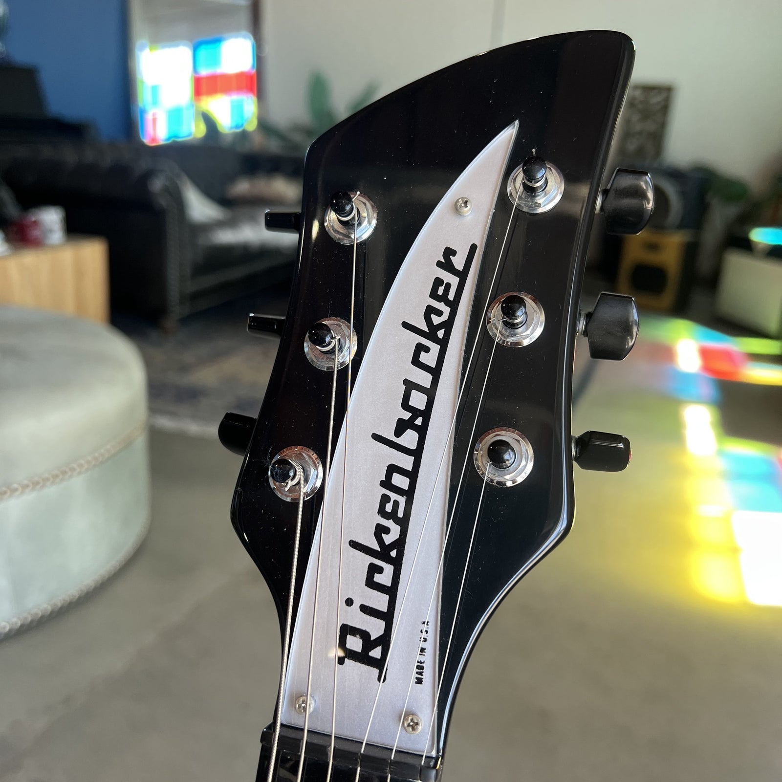 Rickenbacker 230GF Glenn Frey Limited Edition headstock and tuners