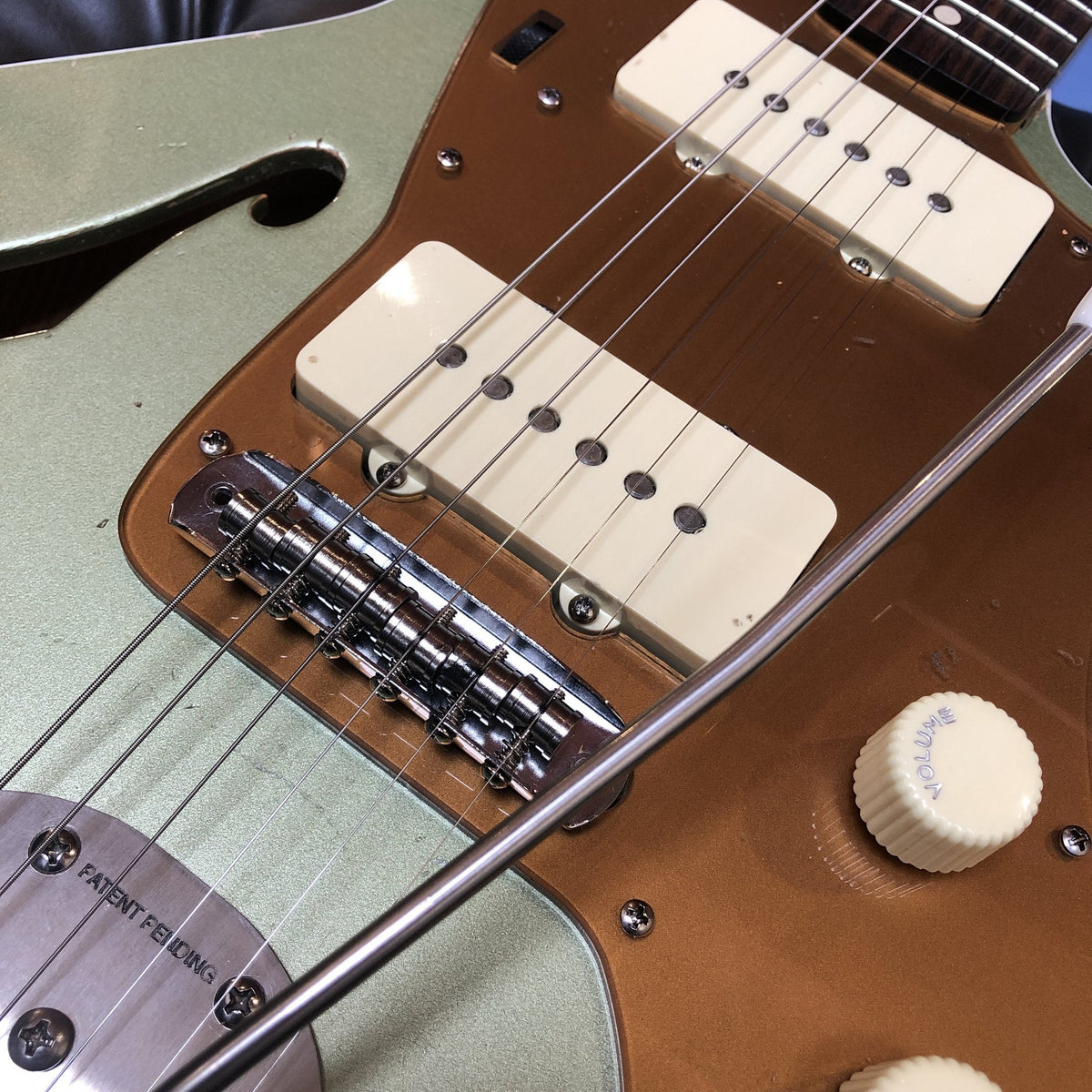 Fry Guitars SID - Misty Metallic Green Checked