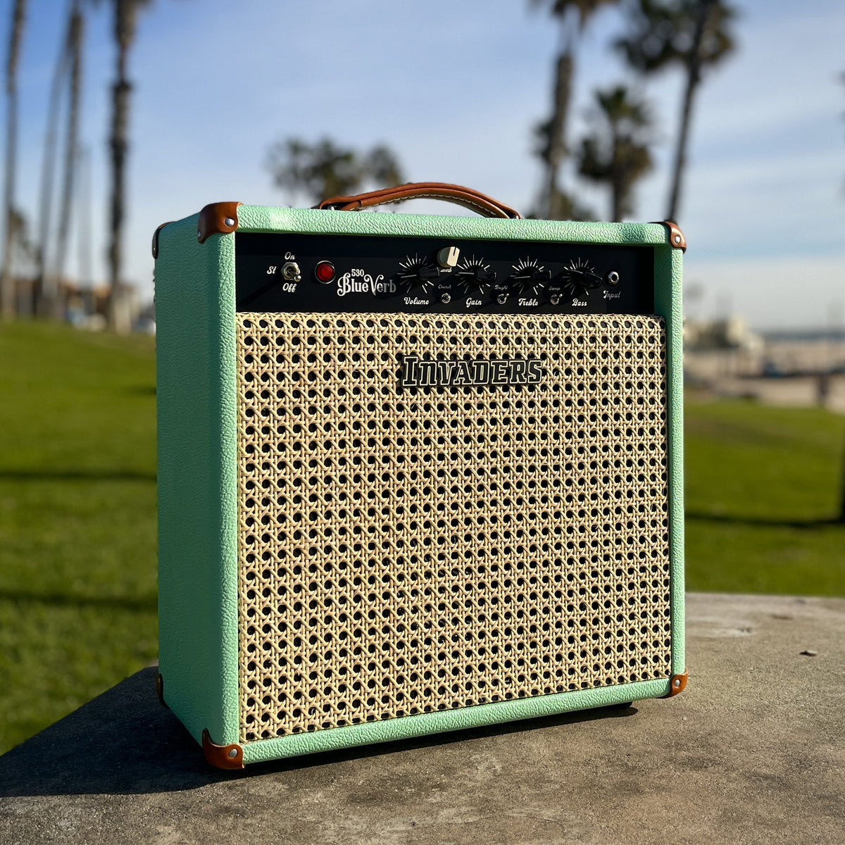 Invaders Amplification 530 BlueVerb Combo - Surf Green