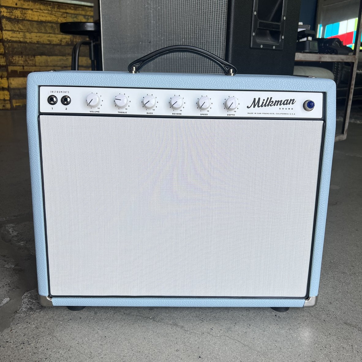 Milkman Sound 20W Creamer, Powder Blue, Jupiter 12-LA Alnico 5