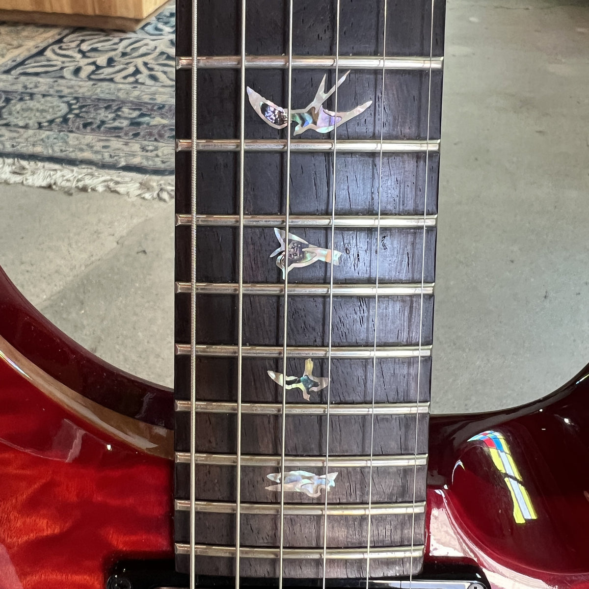 PRS Special Wood Library Brazilian Neck 10 Top - 2019 - Blood Orange