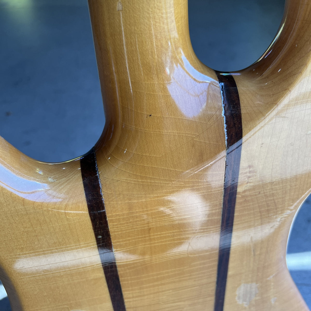 1976 BC Rich Mockingbird Supreme, owned by Tom Bukovac