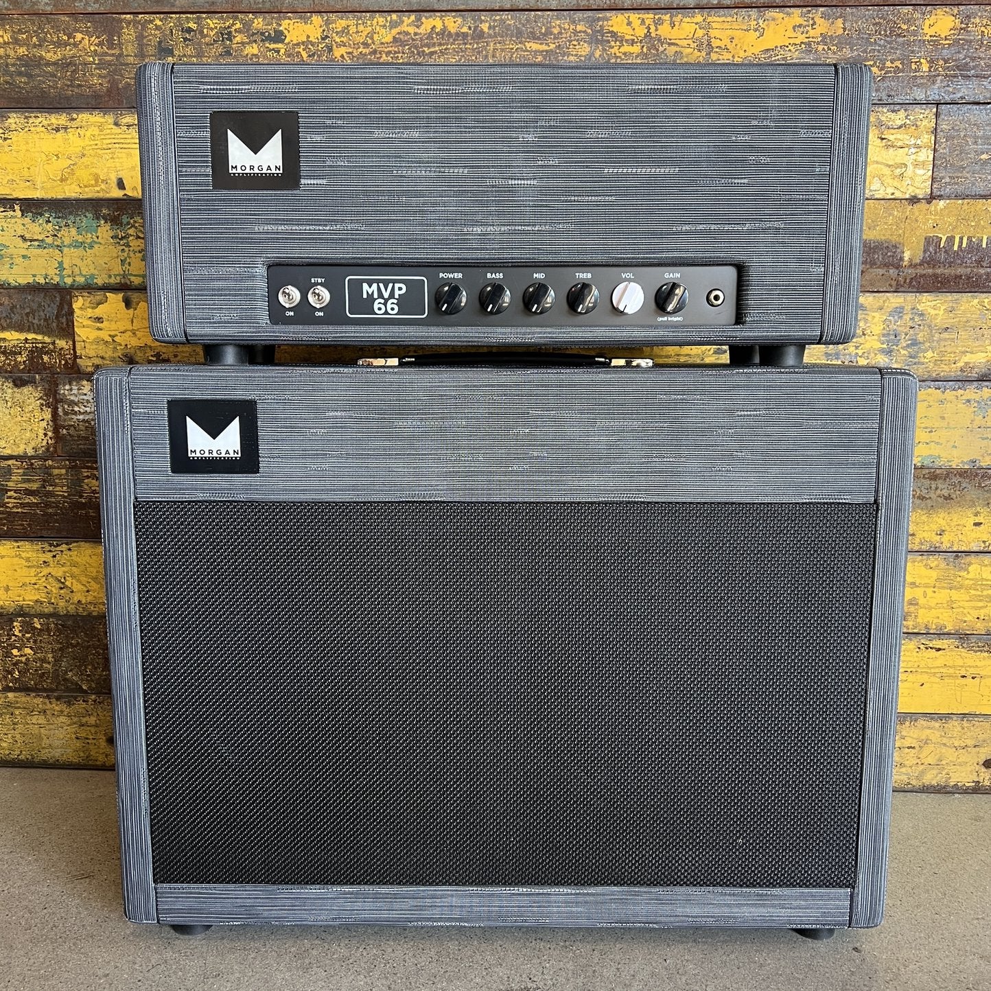 Morgan Amps MVP66 Head & Matching 2x12 Cabinet – Twilight Finish (Excellent Condition)