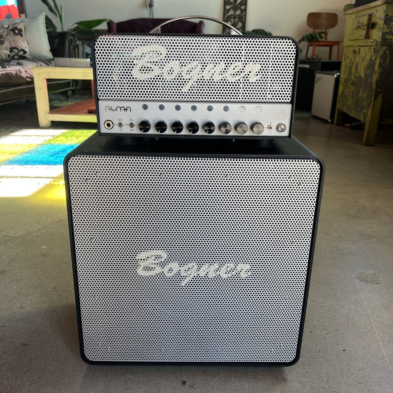 Bogner Atma 18/5/1-Watt 3-Channel Tube Head w/ 112AT Open Back Cabinet
