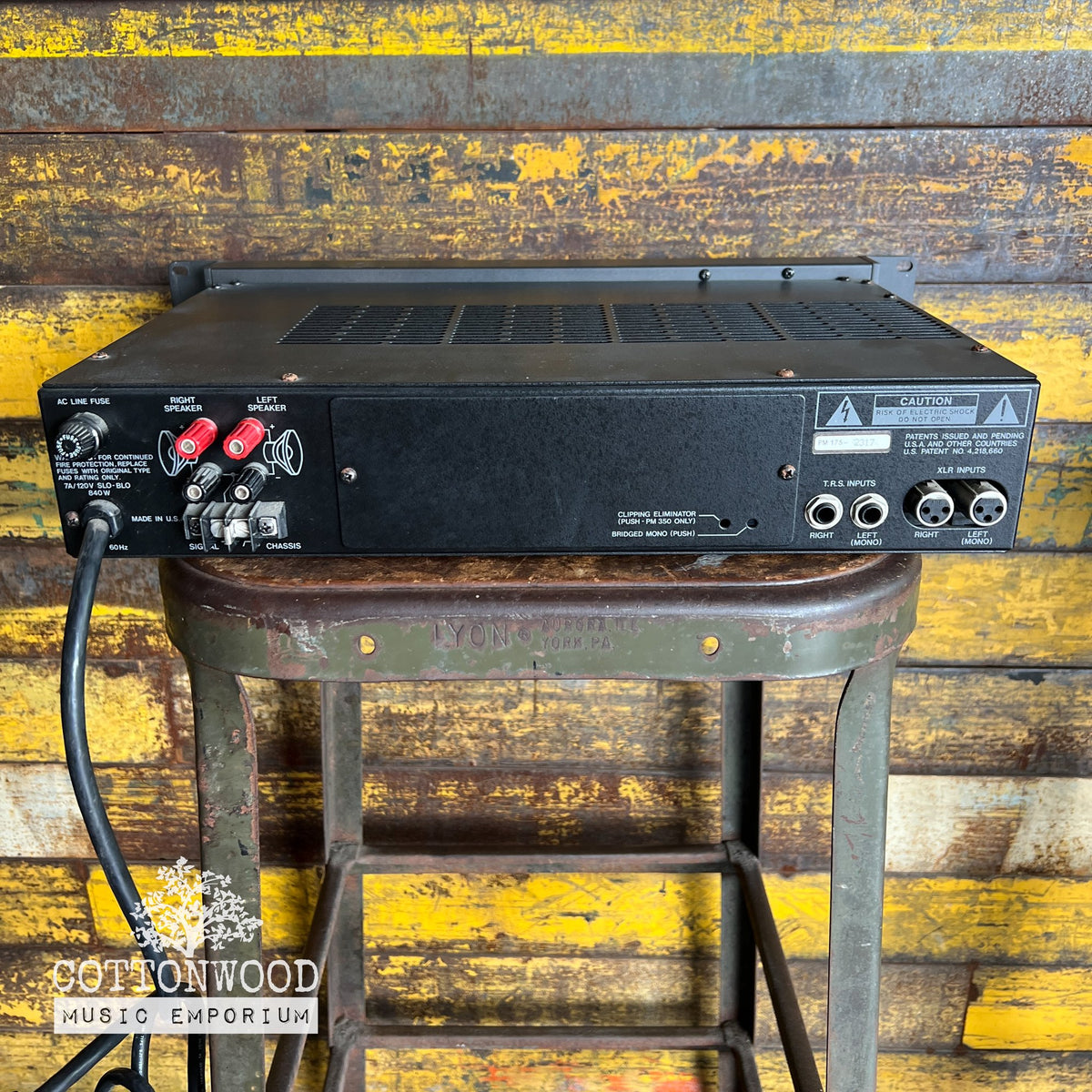 Carver PM-175 Magnetic Field Power Amplifier | 175W/Ch Professional Rack Amp