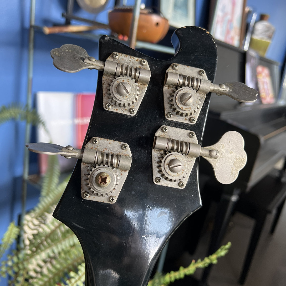1975 Rickenbacker 4001 Bass Guitar - Jetglo