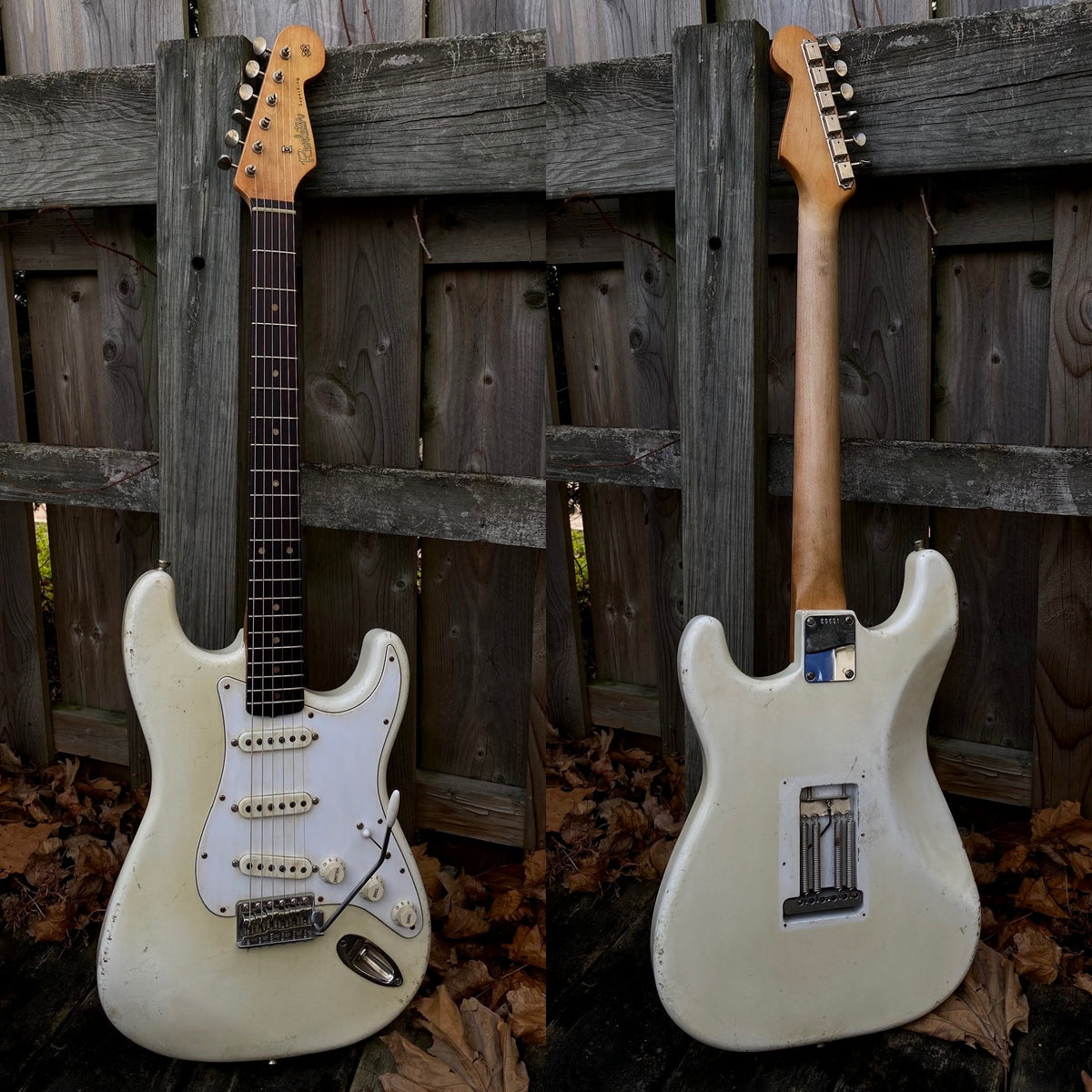 Revelator Guitars - '60 SuperKing S-Style - Nicotine Stained Olympic White