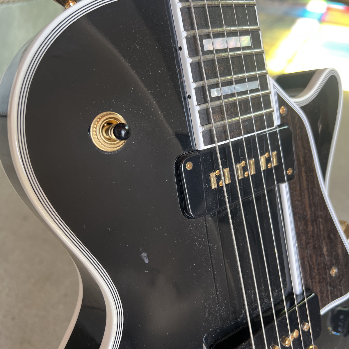 2014 Heritage H-157 Custom Limited Edition Electric Guitar (17 of 40) - Black